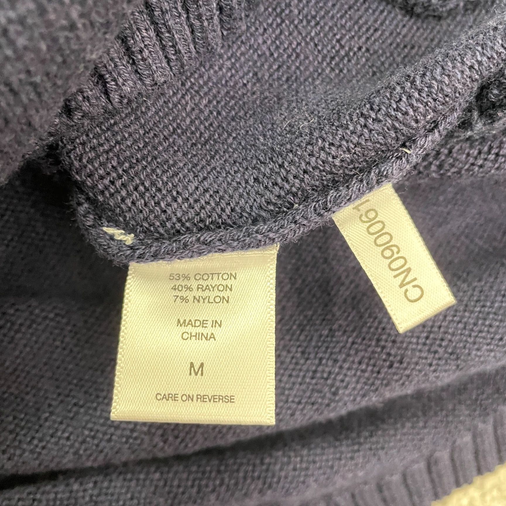 Vintage New York & Company Sweater Women M Navy Blue Boat Neck Knit Pullover Casual Womens Size M / US 6-8 / IT 42-44 - 6 Thumbnail