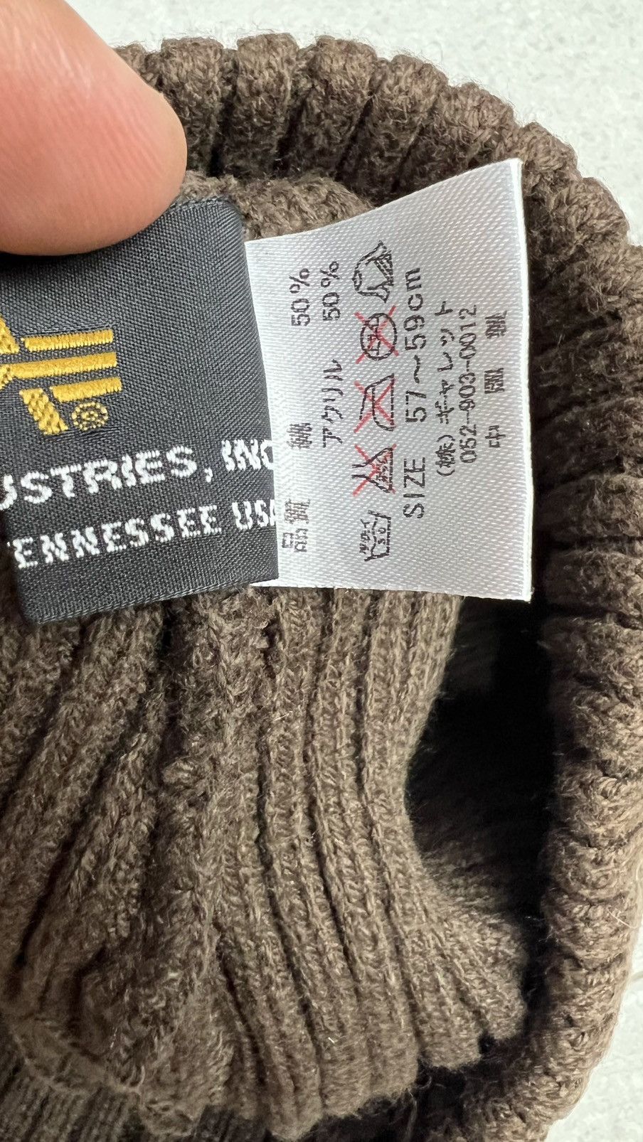 Alpha Industries Alpha Industries Beanie Size ONE SIZE - 5 Thumbnail