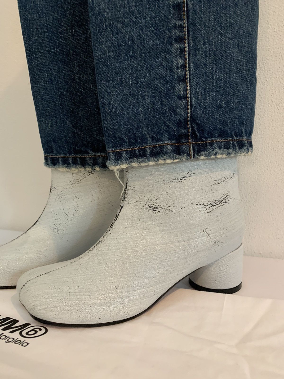 Maison Margiela Margiela Denim Boots Size US 6 / IT 36 - 7 Thumbnail
