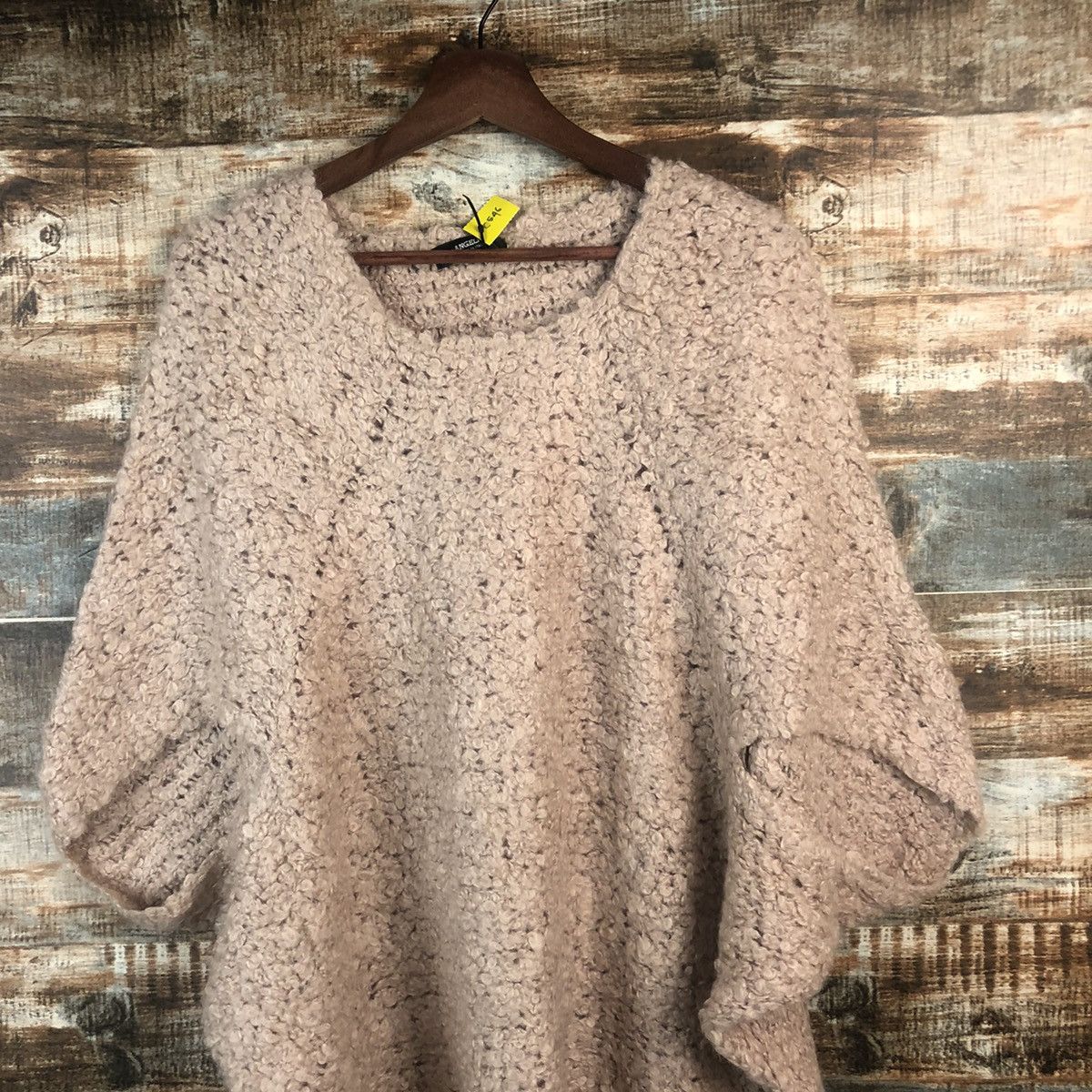 Homespun Knitwear DL Angeli Pink vintage Cardigan Knitwear #C546 Size M / US 6-8 / IT 42-44 - 2 Thumbnail