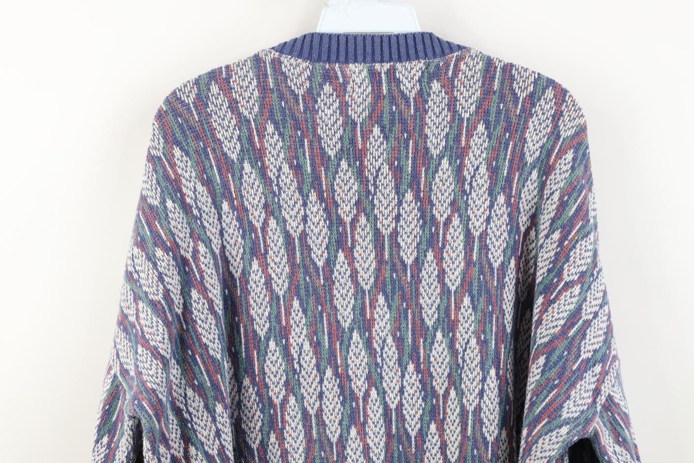 Vintage Vintage 90s Streetwear Boxy Fit Knit Crewneck Sweater USA Size XL / US 12-14 / IT 48-50 - 7 Thumbnail