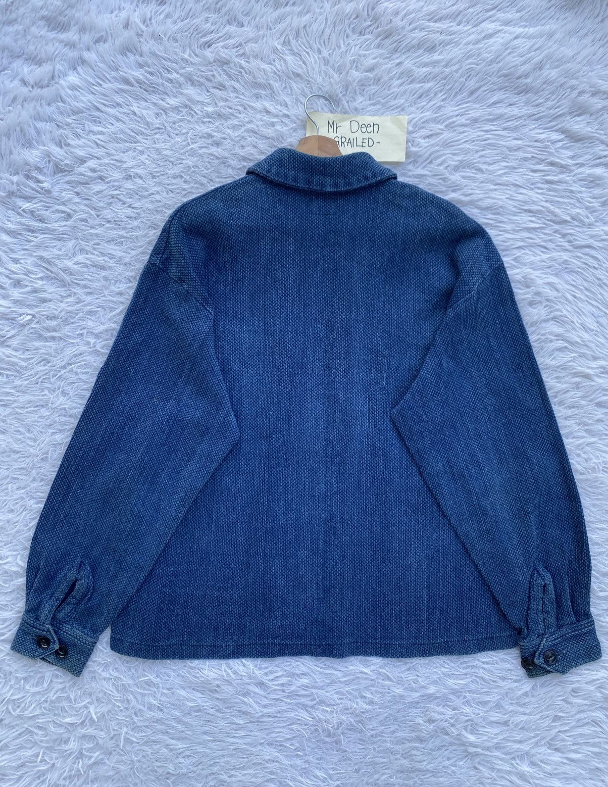 Nepenthes Vintage 90s Nepenthes Blue Worker Chore Jacket Size US L / EU 52-54 / 3 - 22 Thumbnail