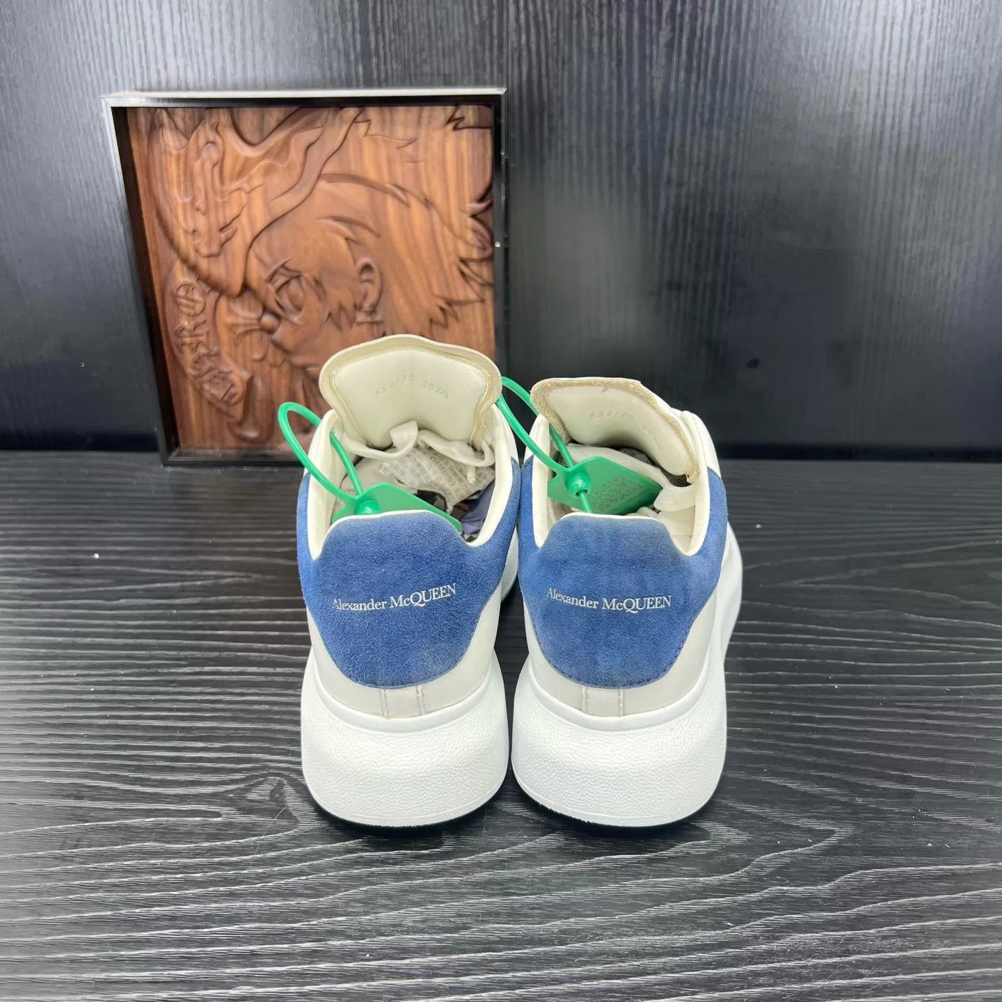 Alexander McQueen McQueen Blue Toe Suede 35.5 Mint with Box Size US 5 / IT 35 - 6 Thumbnail
