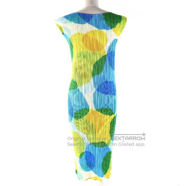 Issey Miyake Issey Miyake Color-block Dress Size M / US 6-8 / IT 42-44 - 2 Thumbnail