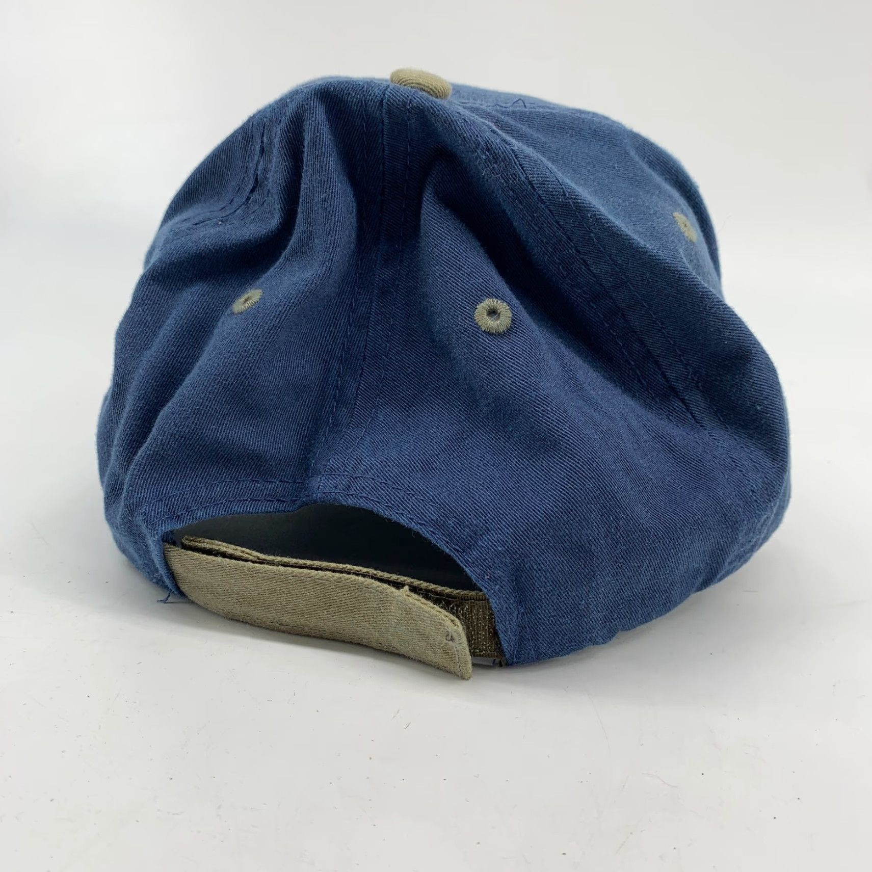 Vintage Jhat's Men's Blue Green Size Matters Adjustable Strapback Baseball Hat Size ONE SIZE - 3 Thumbnail