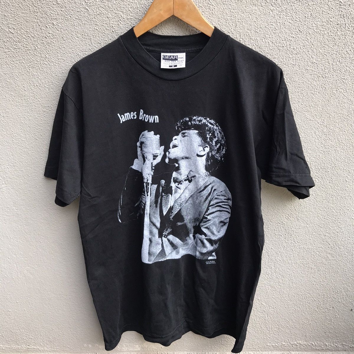 Band Tees Vintage 90s JAMES BROWN tee jazz soul legend Size US M / EU 48-50 / 2 - 2 Thumbnail