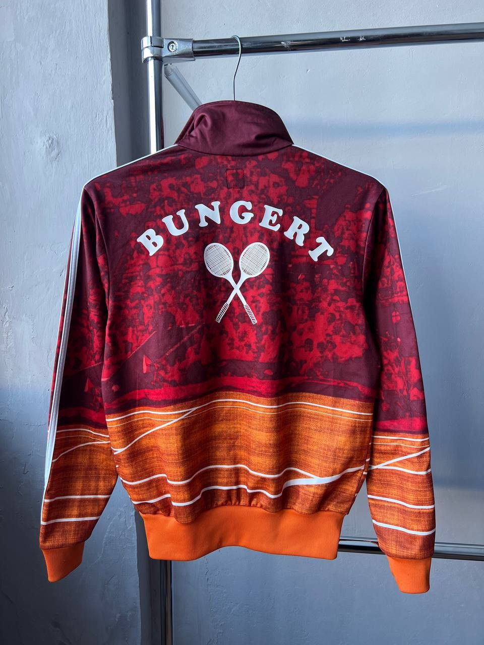 Adidas 2005 AOP ADIDAS X WILHELM BUNGERT TENNIS DESIGN JACKET ZIP Size US S / EU 44-46 / 1 - 13 Thumbnail