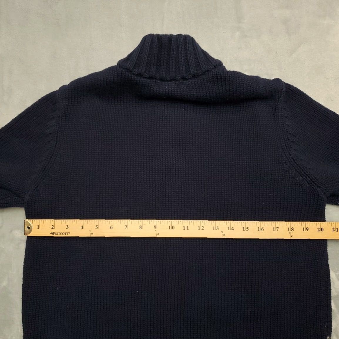 Eddie Bauer Eddie Bauer Sweater Mens S Blue Reindeer Fair Isle Chunky Knit Nordic Zip Ski Cardigan Size US S / EU 44-46 / 1 - 6 Thumbnail