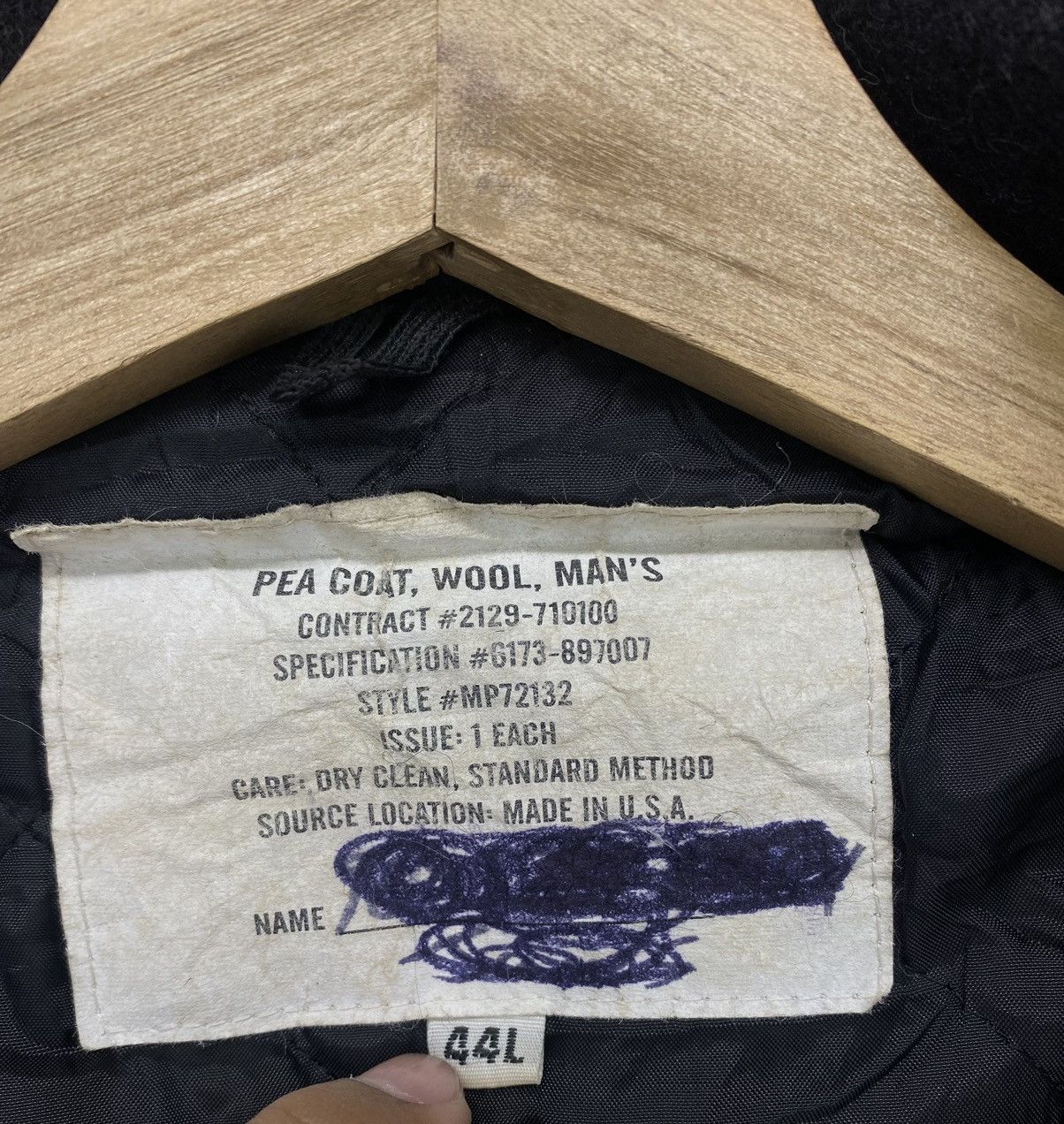 Fidelity Vintage Fidelity Made In Usa Heavy Coat Wool Jacket Size US L / EU 52-54 / 3 - 8 Thumbnail