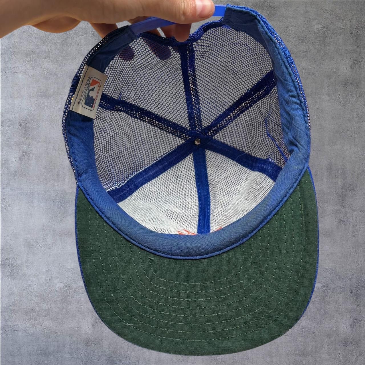 MLB Vintage NY Mets Trucker Snapback Hat Size ONE SIZE - 4 Thumbnail
