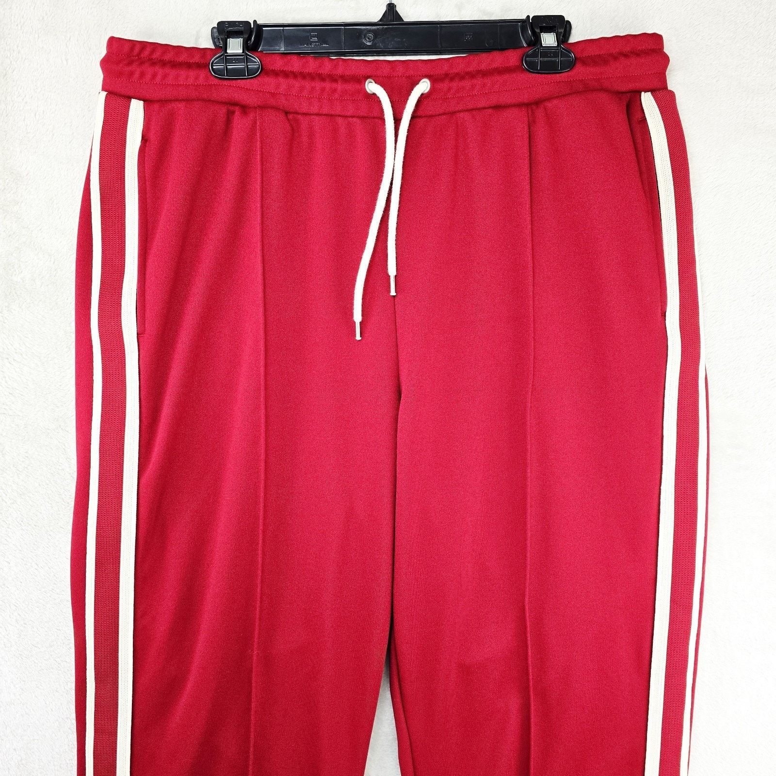 Gap GAP Track Pants Size XL red Striped Tricot Straight Baggy Size US 36 / EU 52 - 2 Thumbnail