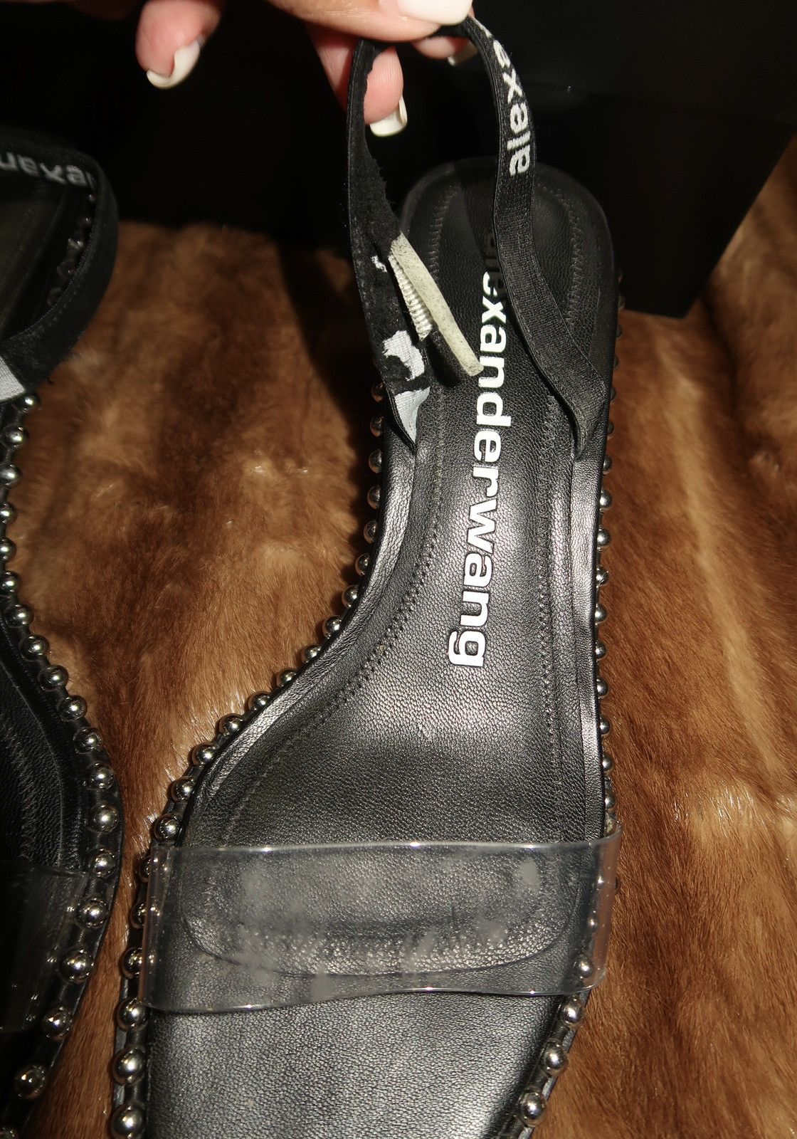 Alexander Wang Alexander Wang Studded Kitten Heels Size US 9.5 / IT 39.5 - 3 Thumbnail