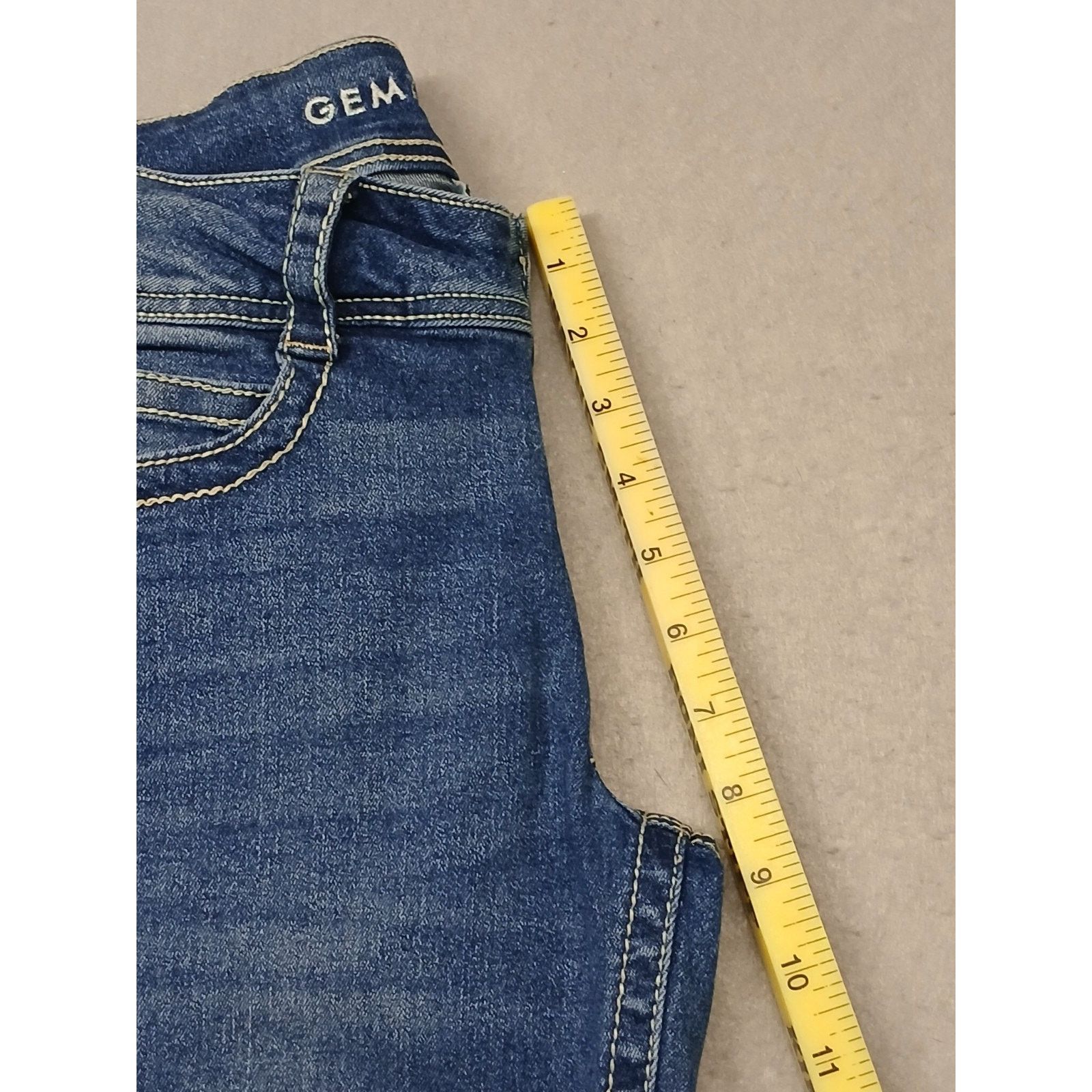 Other gemma Rae (7/28) Womens Skinny Straight Fit Blue Denim Jeans Size 26" / US 2 / IT 38 - 6 Thumbnail