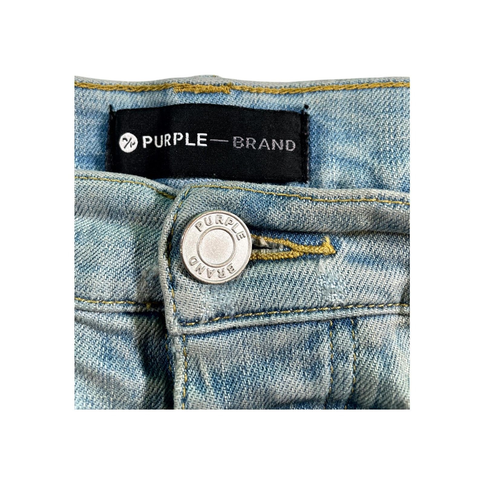Purple Brand Purple Brand Light Wash Jeans Size US 40 / EU 56 - 4 Thumbnail