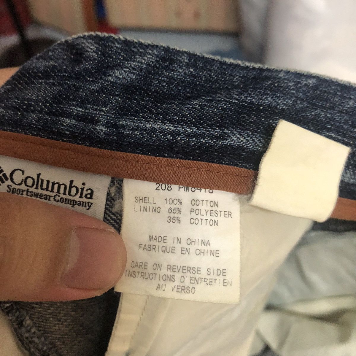 Columbia DL Columbia Blue Cargo Multipocket Pants #C306 Size US 34 / EU 50 - 24 Thumbnail