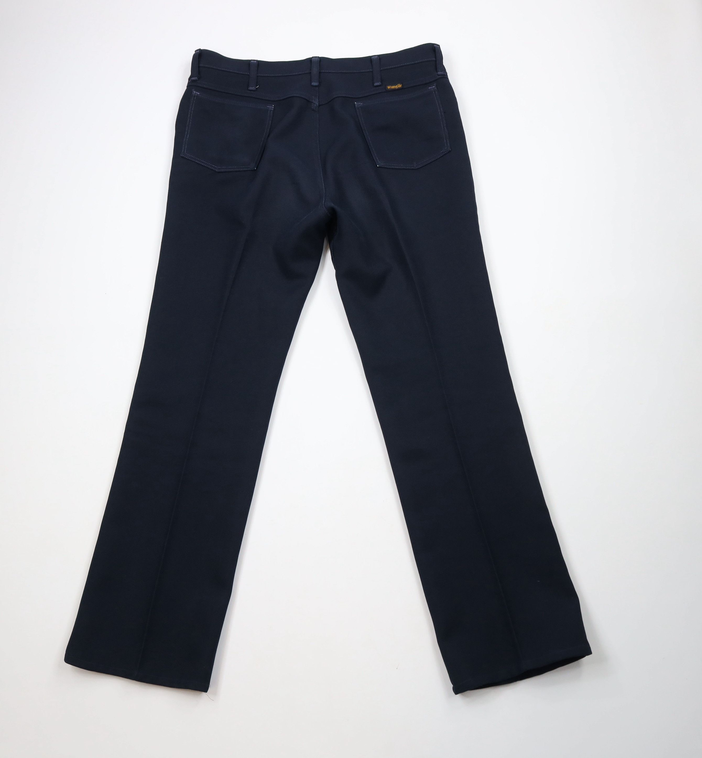 Vintage × Wrangler Vintage 90s Wrangler Flared Wide Leg Western Chino Pants USA Size US 36 / EU 52 - 10 Thumbnail