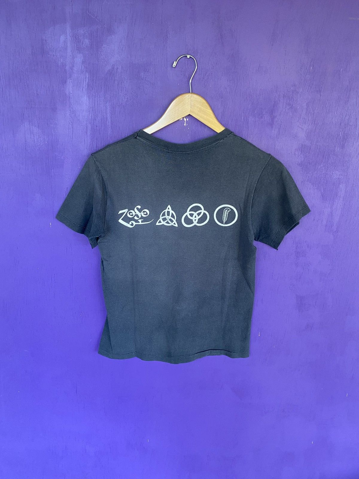 Band Tees Vintage 1984 Led Zeppelin faded tour tee Size US S / EU 44-46 / 1 - 2 Thumbnail