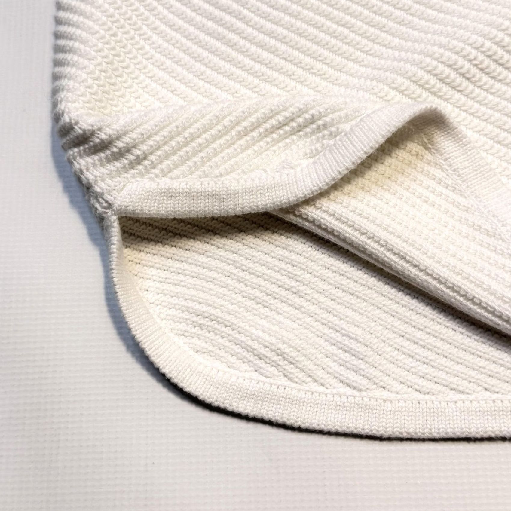 Vintage Kinross Womens Sweater Knit Crewneck Raglan White Chevron Geometric Cotton Pullover S Small Knit Slim-Cut Casual Size S / US 4 / IT 40 - 7 Thumbnail