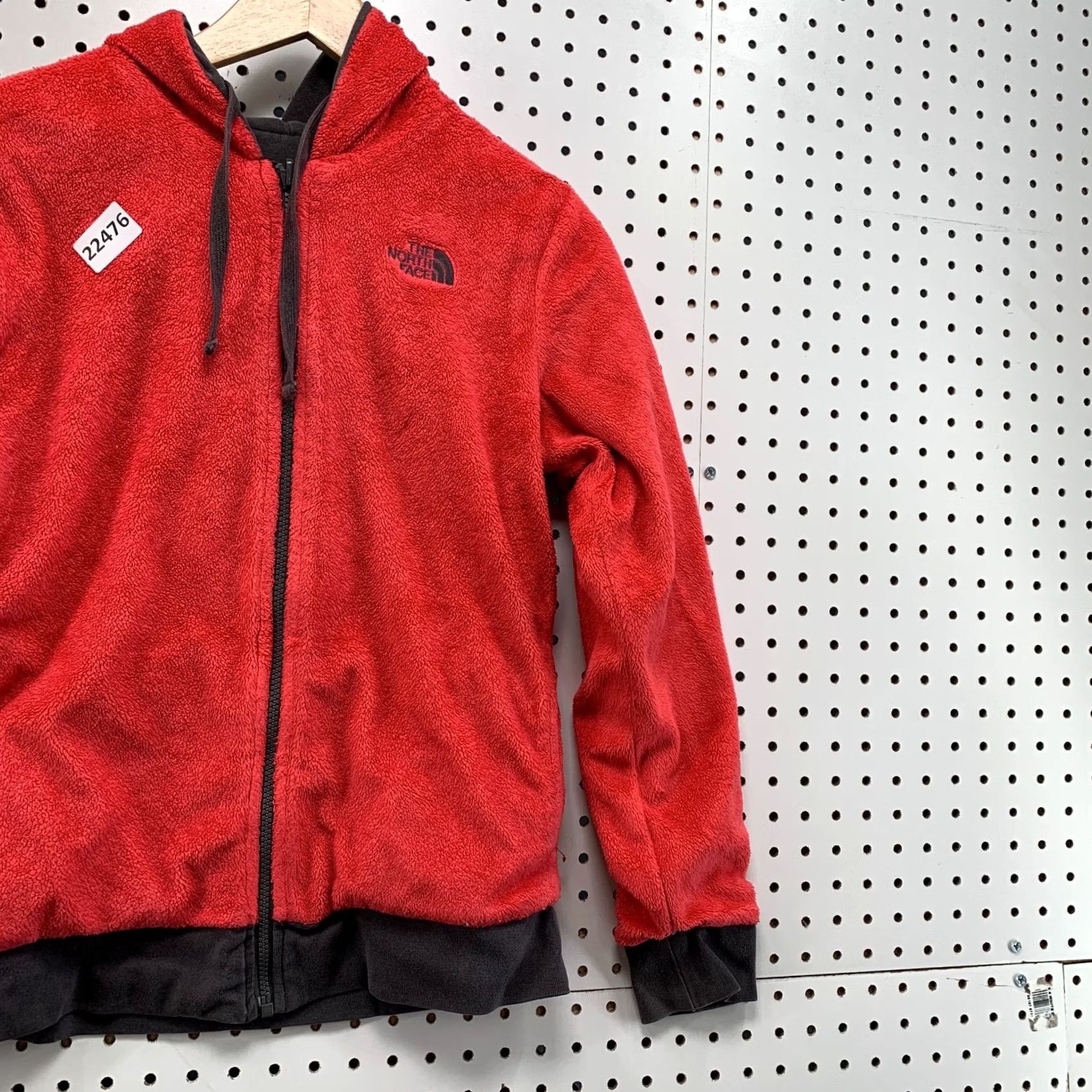 The North Face The North Face Hooded Fleece Reversible Jacket Red Gray Womens Small Size S / US 4 / IT 40 - 5 Thumbnail