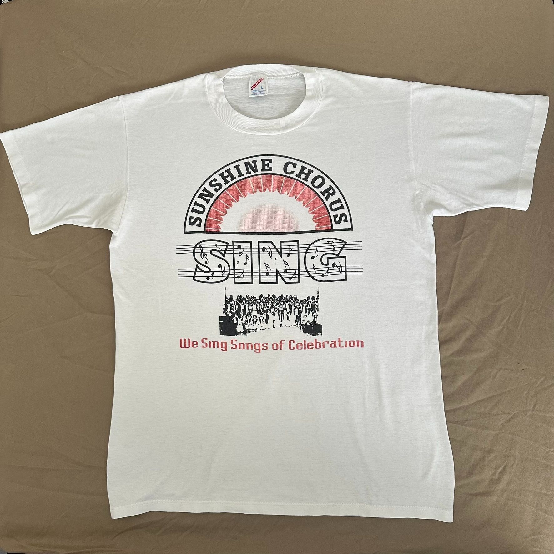 Vintage Vintage 90s Church Choir Chorus T-Shirt Single Stitch Singin Size US L / EU 52-54 / 3 - 1 Thumbnail