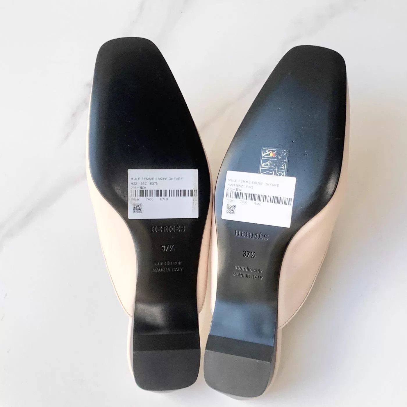 Hermes Hermes Esmee Pig Nose Mule 37.5 Size US 7 / IT 37 - 2 Thumbnail