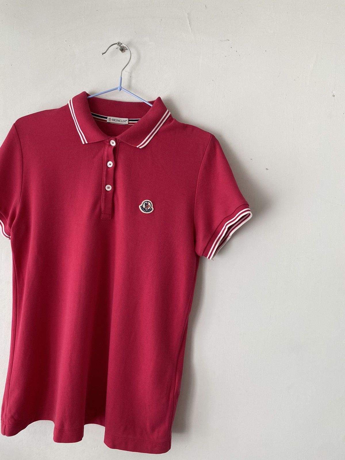 Moncler Moncler Luxury Polo T-shirt Size M / US 6-8 / IT 42-44 - 4 Thumbnail