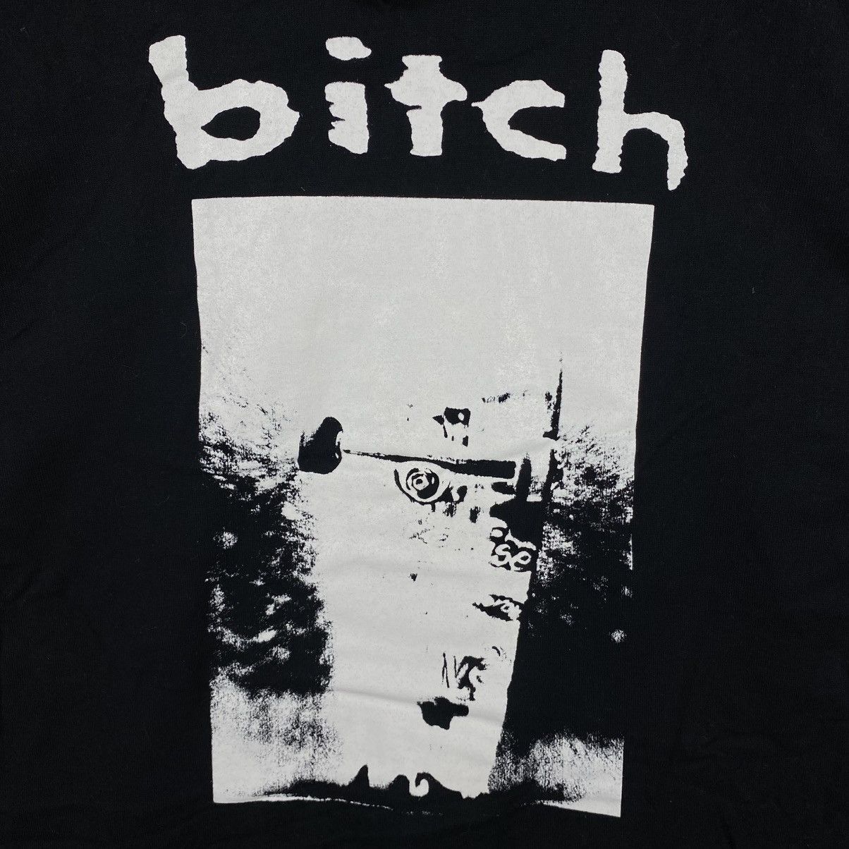 Powell Peralta Vintage 90's BITCH SKATEBOARDS Short Sleeve Hooded Youth Size US L / EU 52-54 / 3 - 2 Thumbnail