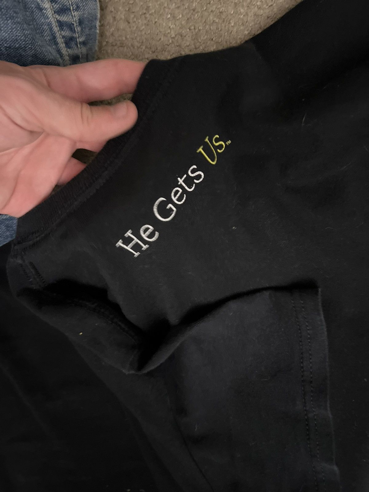 Vintage × basketcase gallery “ Jesus was wrongly judged “ slogan tee Size US M / EU 48-50 / 2 - 4 Thumbnail