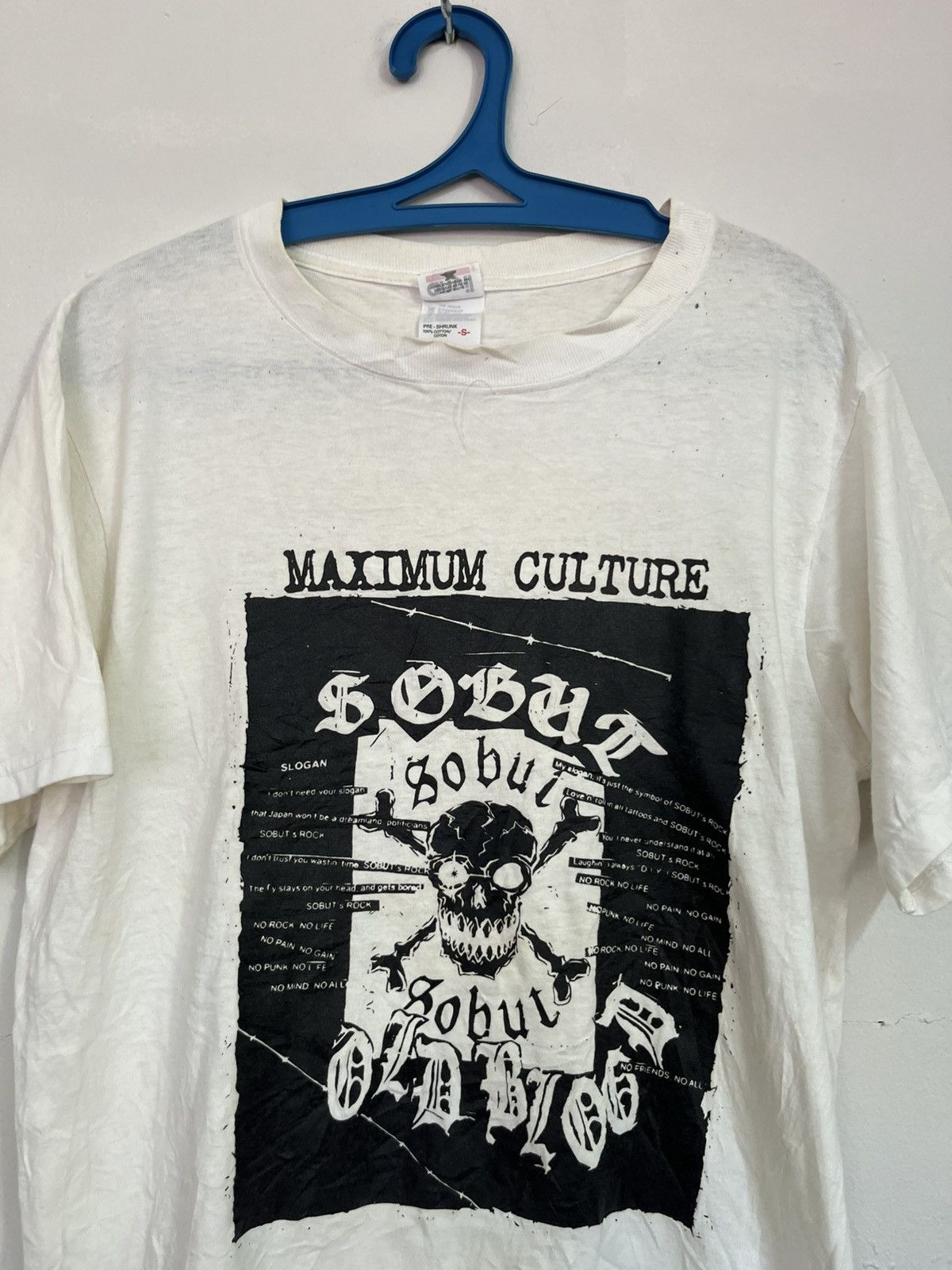 Anvil 💥 Distressed Sobut Maximum Culture Old Blood Skull Size US S / EU 44-46 / 1 - 2 Thumbnail