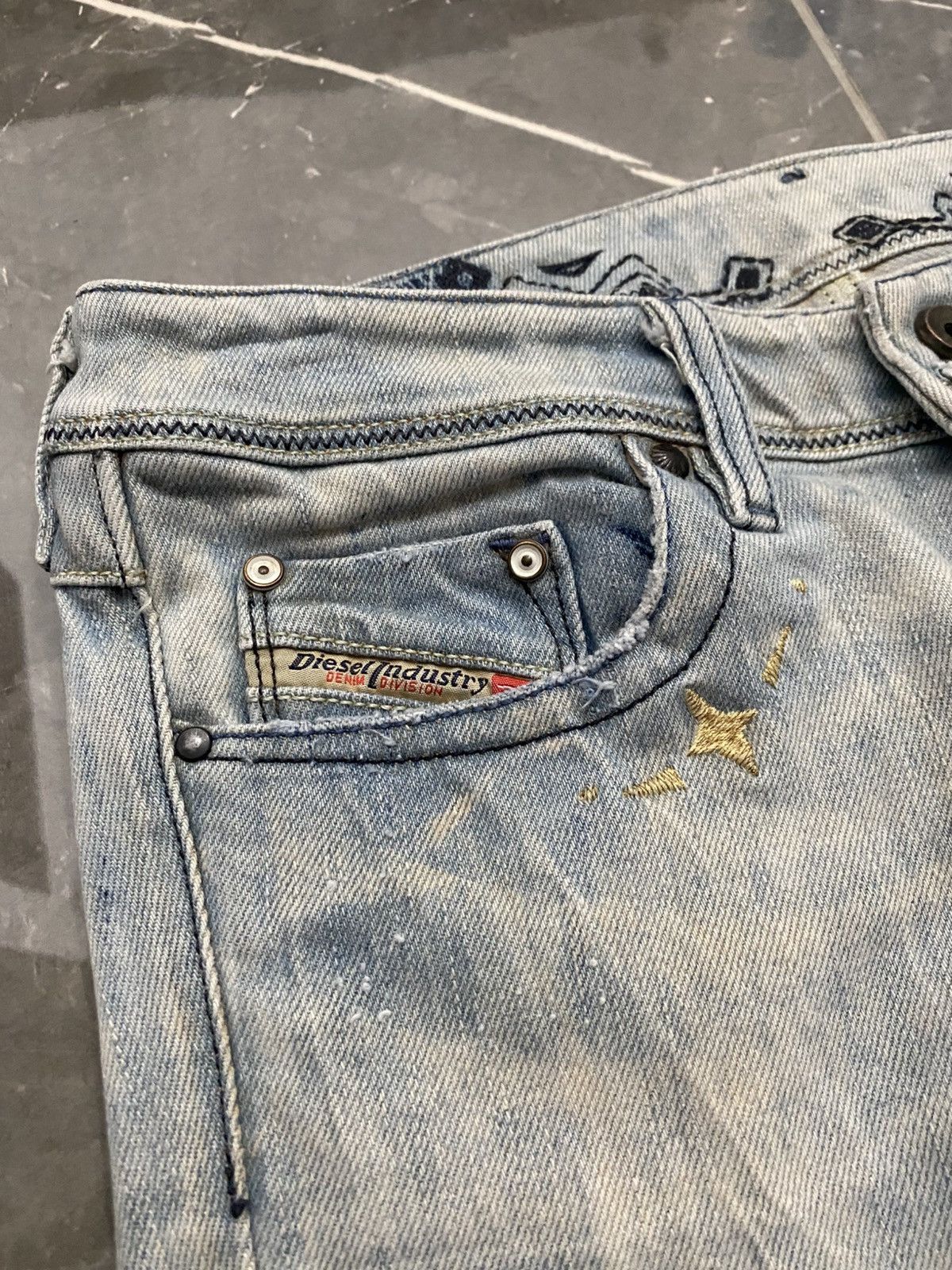 Diesel × Hysteric Glamour × Japanese Brand Skinny Lowkey Diesel Blue Wash Denim Size 26" / US 2 / IT 38 - 6 Thumbnail