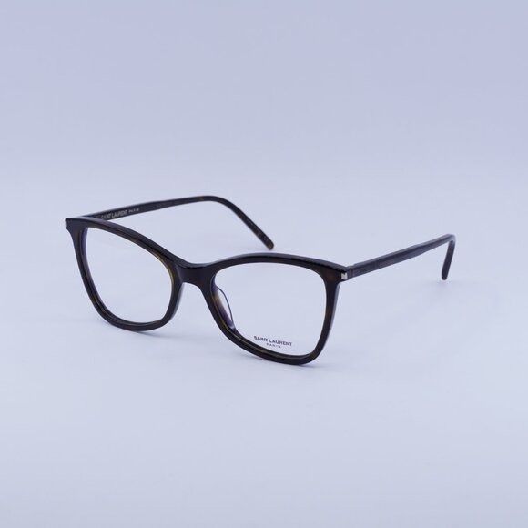 Saint Laurent Paris 🕶️ New Saint Laurent SL478 JERRY 002 Havana Eyeglasses 53mm Size ONE SIZE - 6 Thumbnail