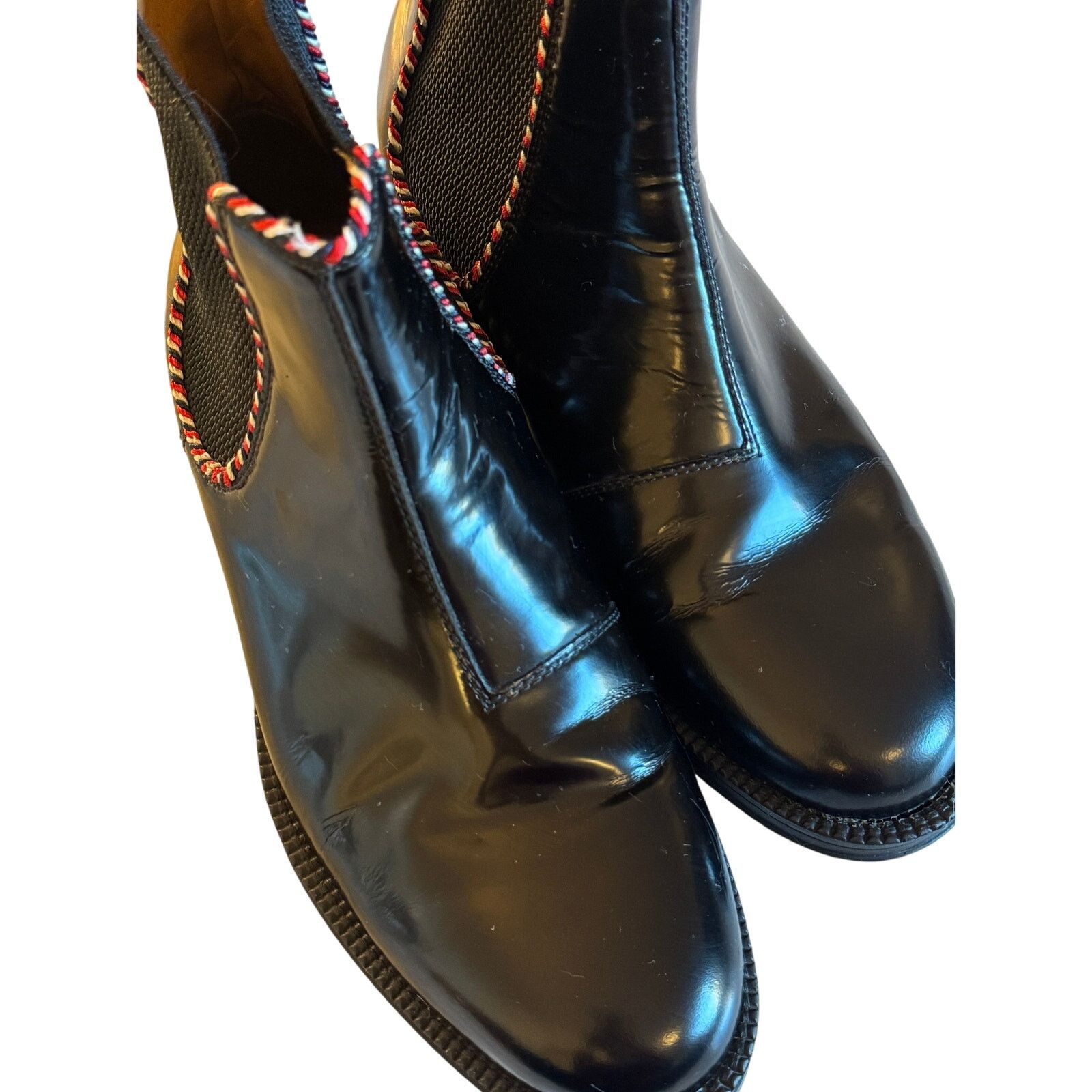 Gucci Gucci Men's Black Calfskin Mens Beyond Chelsea Ankle Boots Size US 11 / EU 44 - 2 Thumbnail