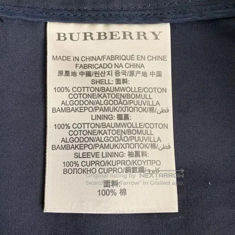Burberry Burberry Women's Black Cotton Trench Coat. Size XS / US 0-2 / IT 36-38 - 7 Thumbnail