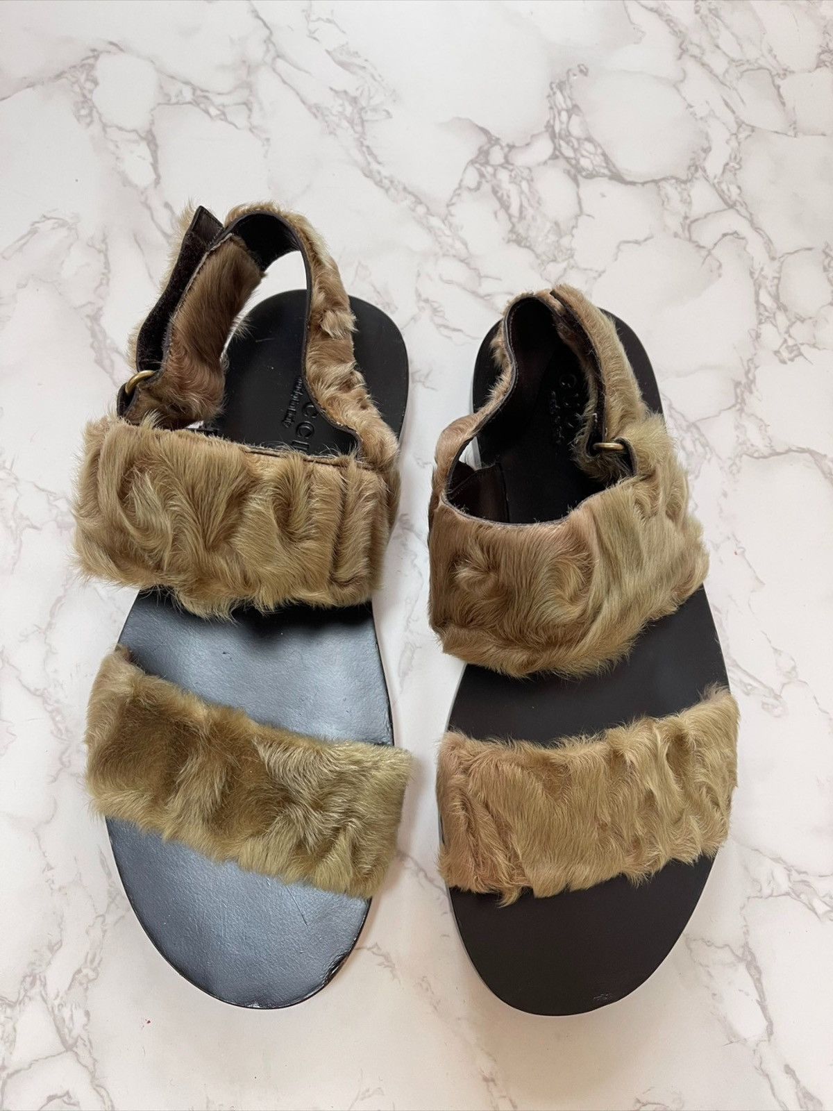 Gucci Gucci Brown New Brighton Sandals Size US 9 / EU 42 - 1 Thumbnail