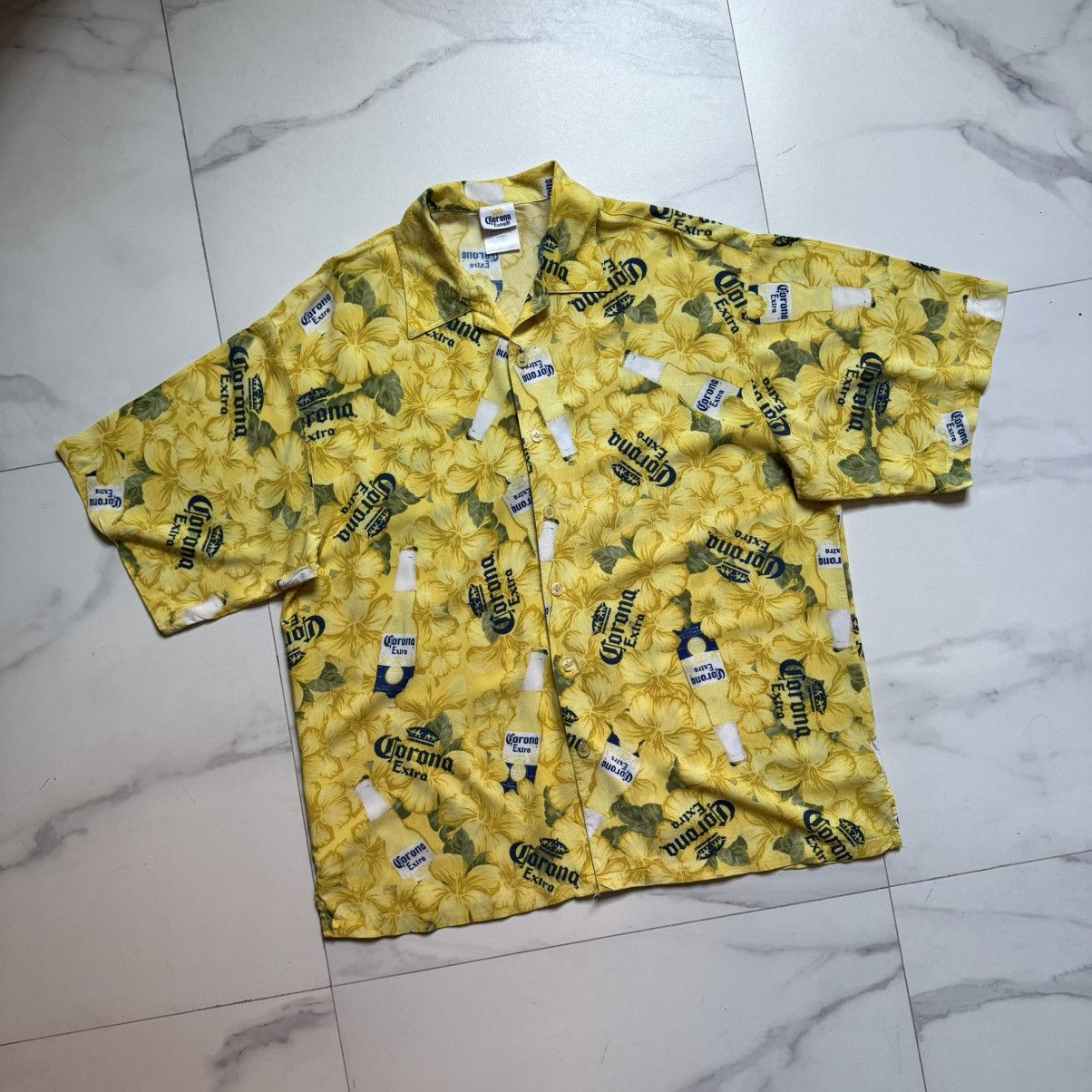 Vintage Vintage Y2K Corona Extra Shirt Size US XL / EU 56 / 4 - 3 Thumbnail