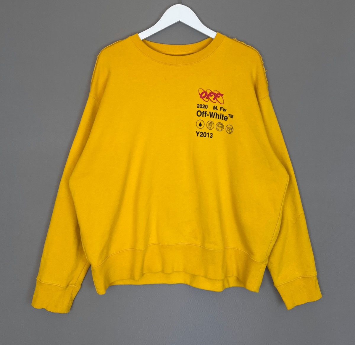 Off-White × Virgil Abloh 🔥 OFF-WHITE Industrial Y013 Incomp Sweatshirt Size US M / EU 48-50 / 2 - 1 Thumbnail