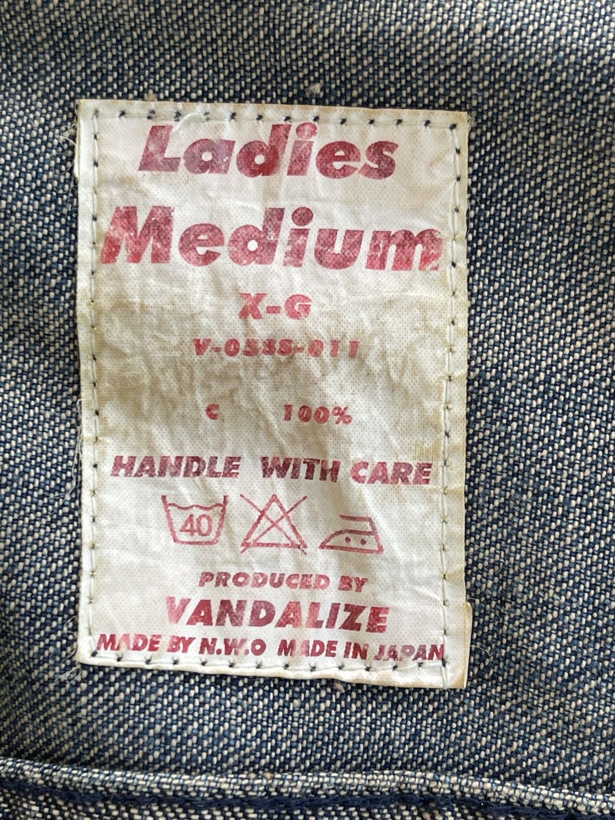 Vandalize Vandalize Distressed Bondage Denim Jacket Size M / US 6-8 / IT 42-44 - 14 Thumbnail