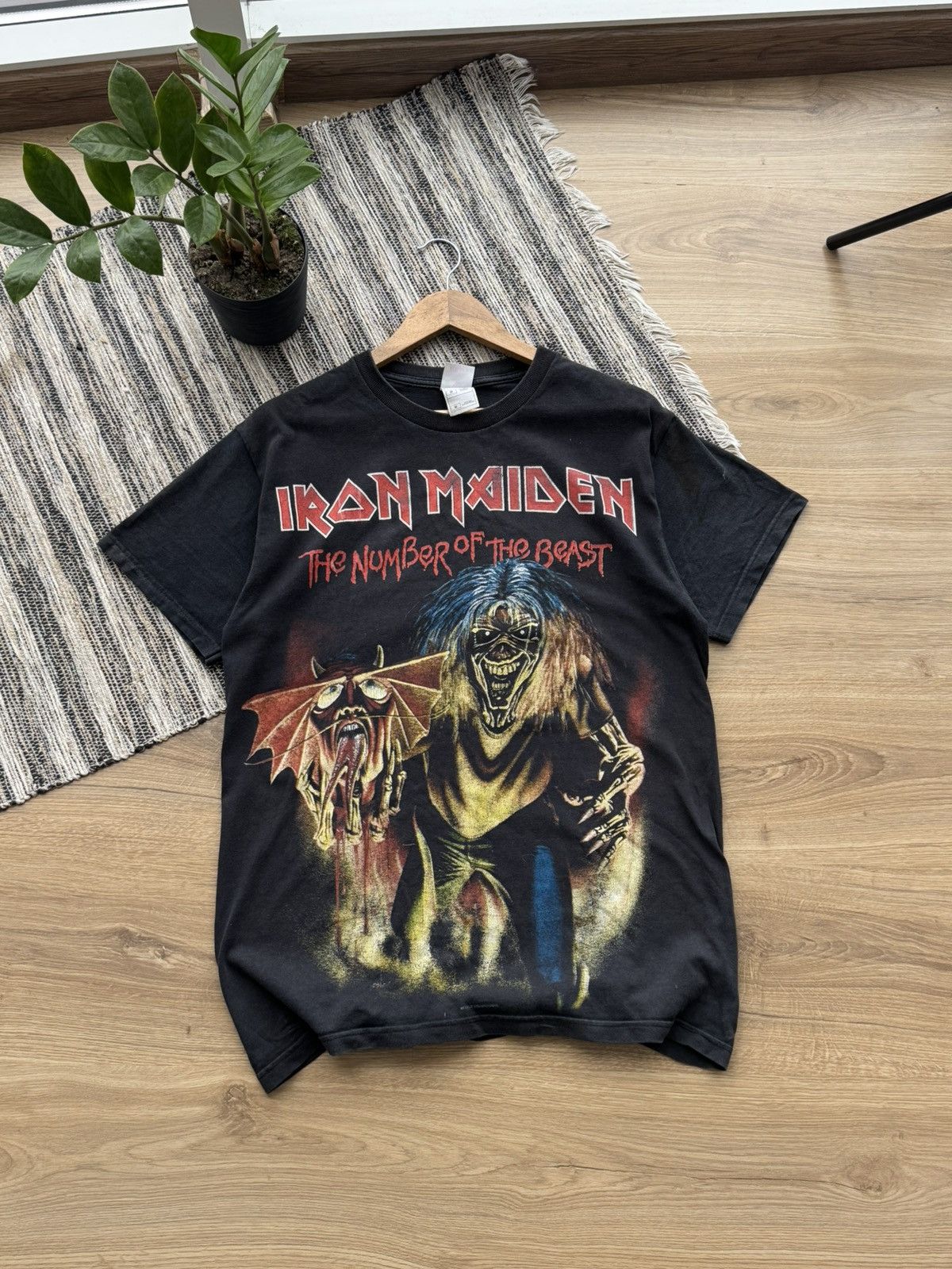 Band Tees Vintage Iron Maiden "TheNumber of the Beast" Rock Size US M / EU 48-50 / 2 - 1 Thumbnail