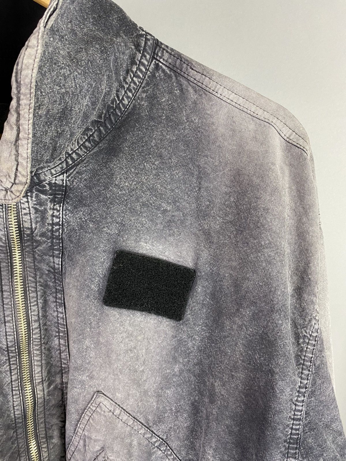 Vintage Vintage BELFE Hooded Jacket in Washed Grey Size US M / EU 48-50 / 2 - 4 Thumbnail