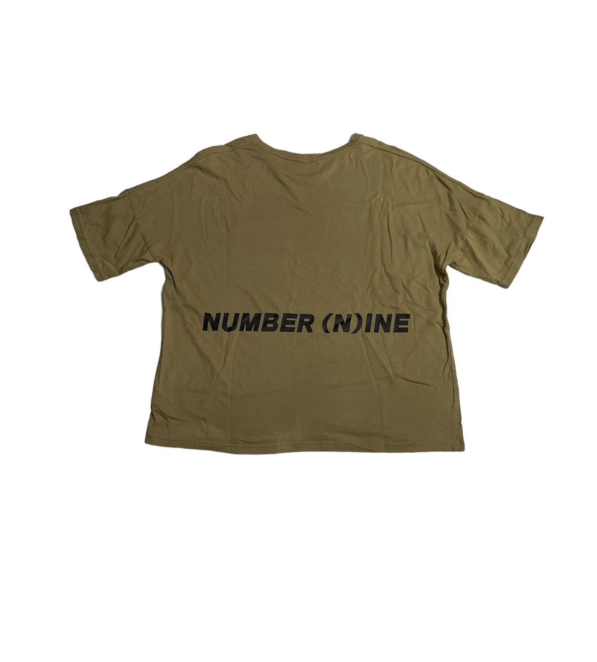 image of Number N Ine Number Nine Denim Small Pocket Big Logo in Old Khaki, Men's (Size Large)
