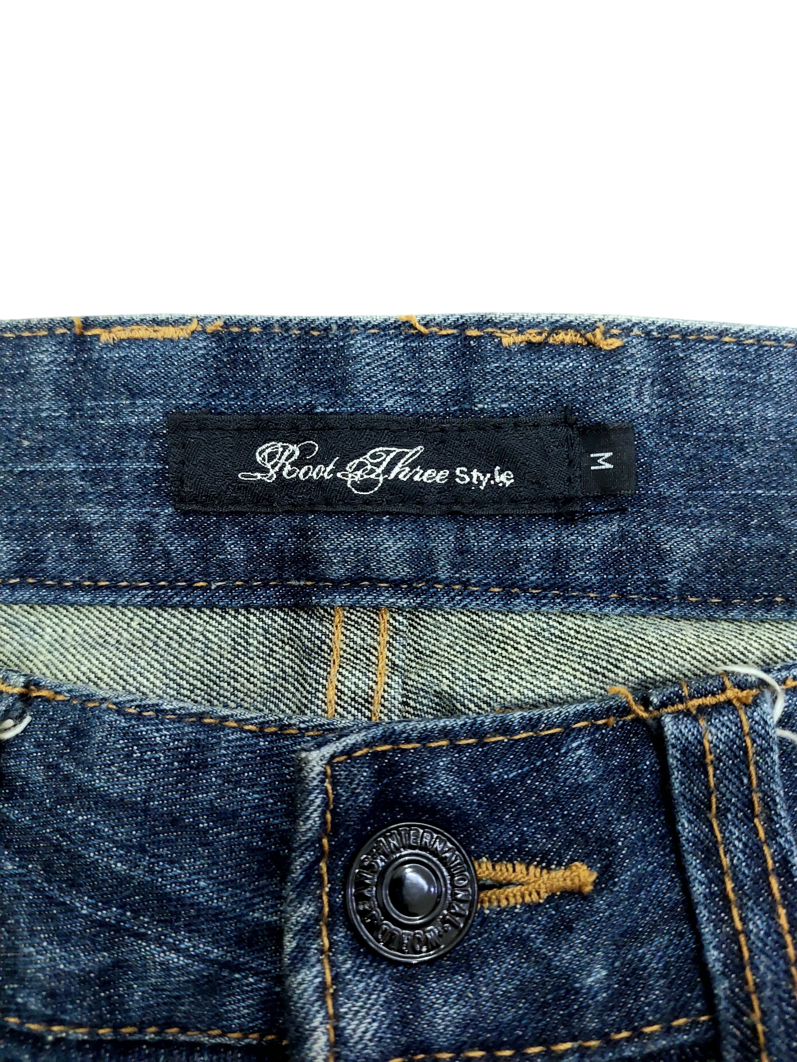Vintage Root Three Style Thunder Whiskers Double Zipped Back Pocket Size US 32 / EU 48 - 8 Thumbnail