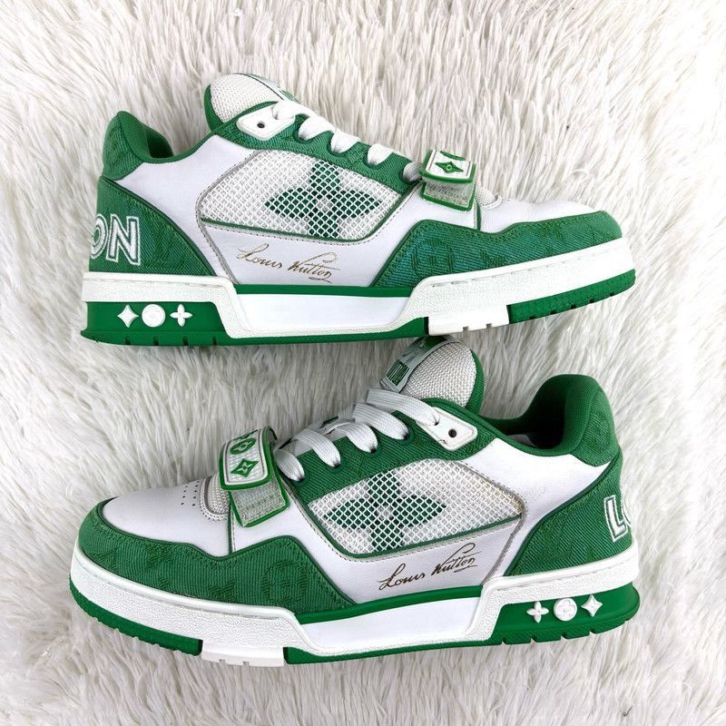 Louis Vuitton Louis Vuitton Trainer Low Fashion Sneakers -2505 Size US 9.5 / EU 42-43 - 6 Thumbnail