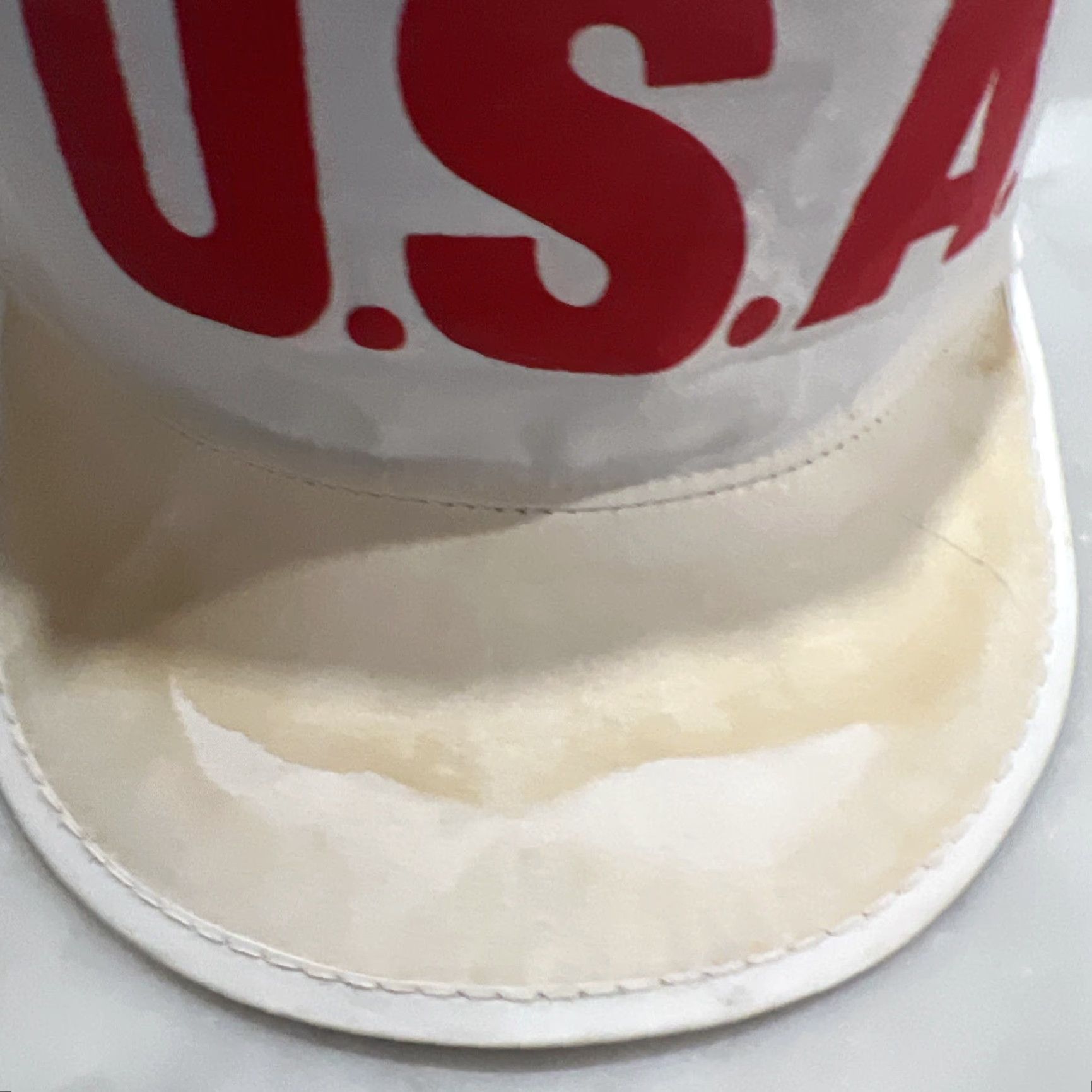 Vintage VINTAGE 1984 Olympics Painters Cap Hat Summer Games White One Size Mens Size ONE SIZE - 7 Thumbnail