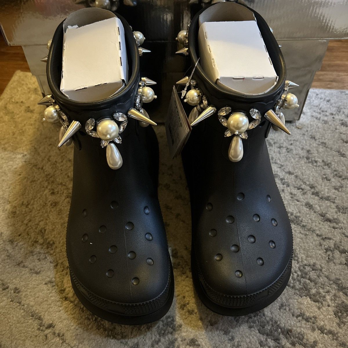 Crocs × Simone Rocha Simone Rocha Crocs Crush Boot Black Size US 8 / IT 38 - 2 Thumbnail