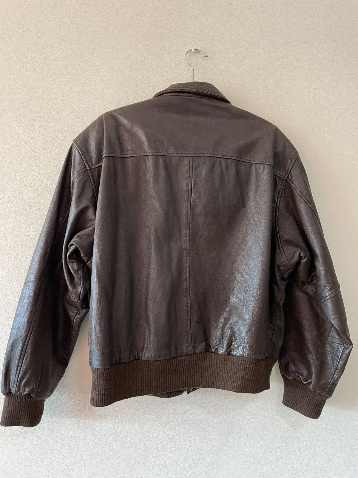 Vintage Vintage Leather Flight Jacket A2 Size US M / EU 48-50 / 2 - 2 Thumbnail