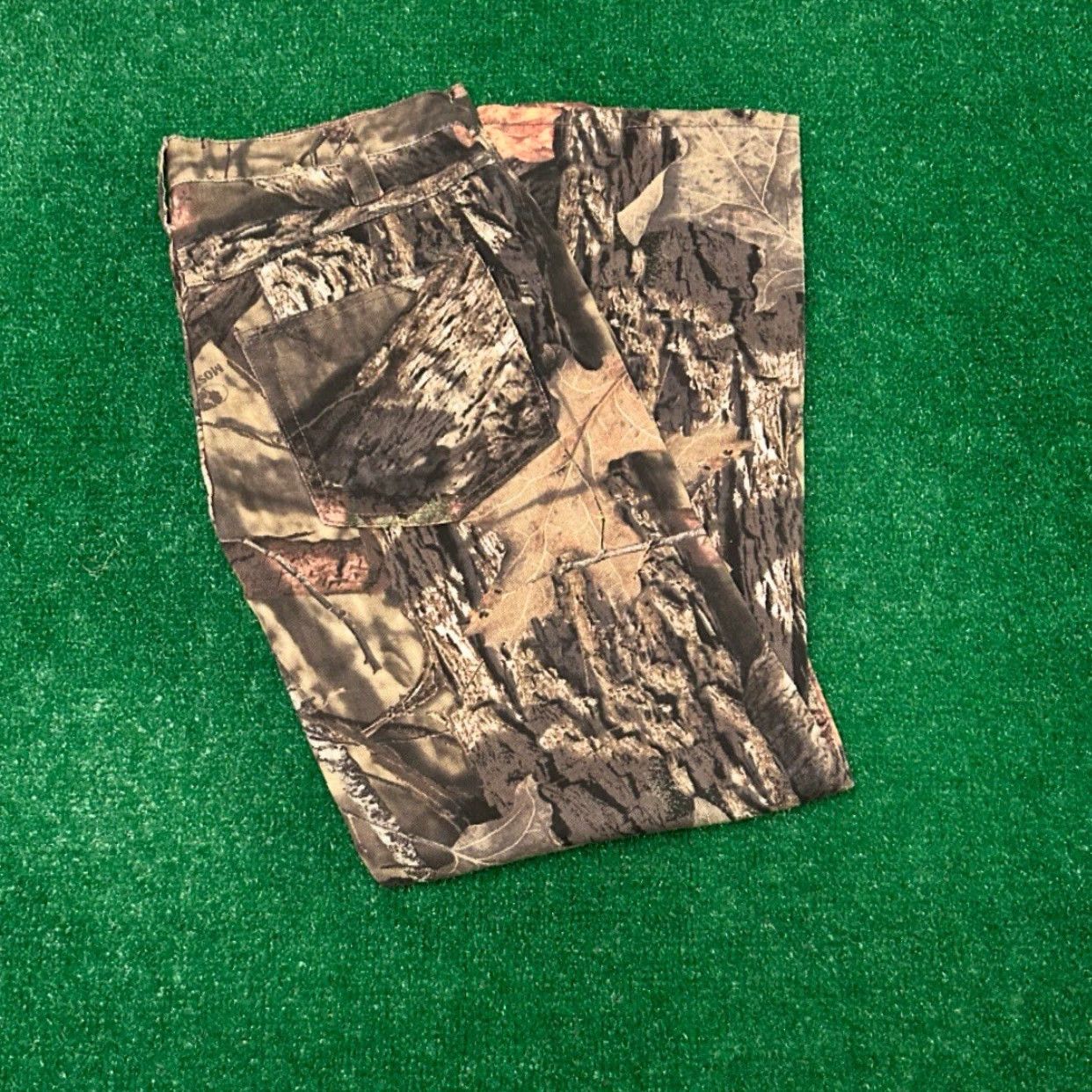 Vintage VINTAGE Mossy Oak Real Tree Camo Hunter Baggy Skater Jeans Mens 34x31 Camouflage Wide-Leg Grunge Hip Hop Punk Y2K JNCO Southpole Realtree Glass? Size US 34 / EU 50 - 2 Thumbnail