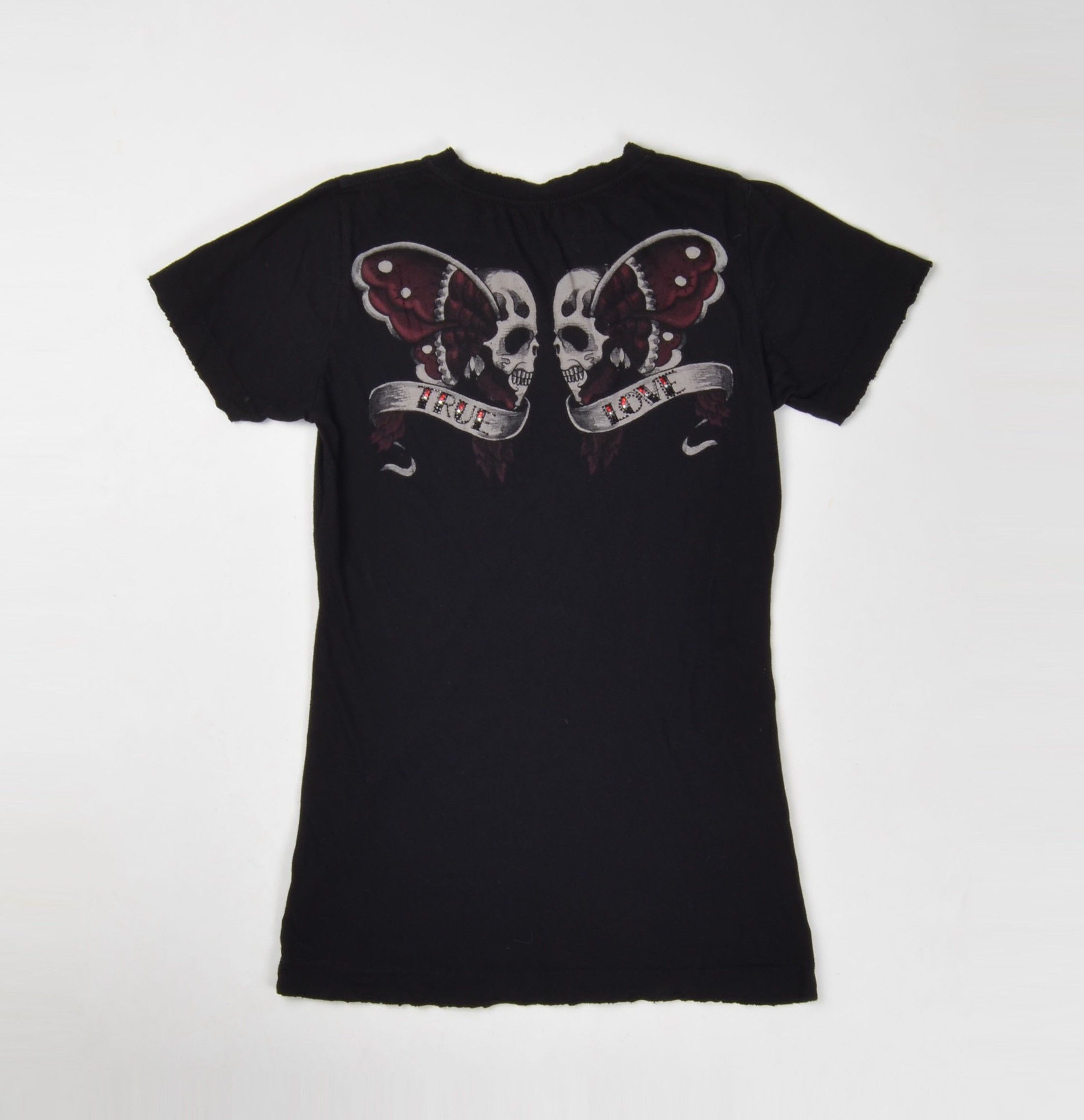 Affliction Sinful by Affliction Y2K Grunge Rhinestone Distressed Top Size M / US 6-8 / IT 42-44 - 5 Thumbnail