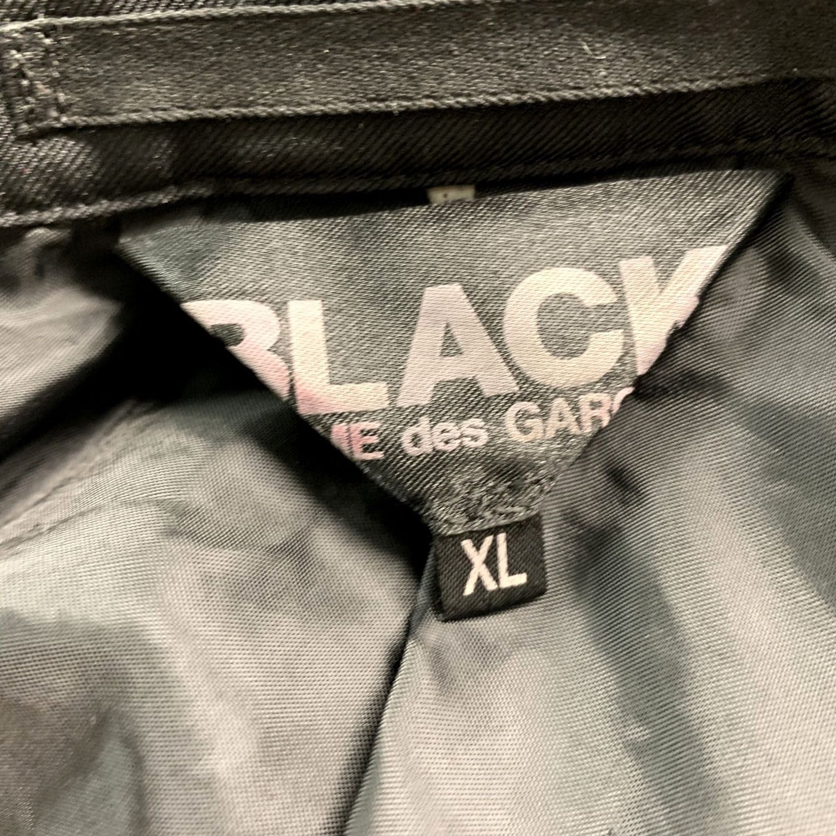Comme des Garcons Girl COMME des GARCONS Size XL Black Contrast Stitch Polyester Jacket Size US XL / EU 56 / 4 - 7 Thumbnail