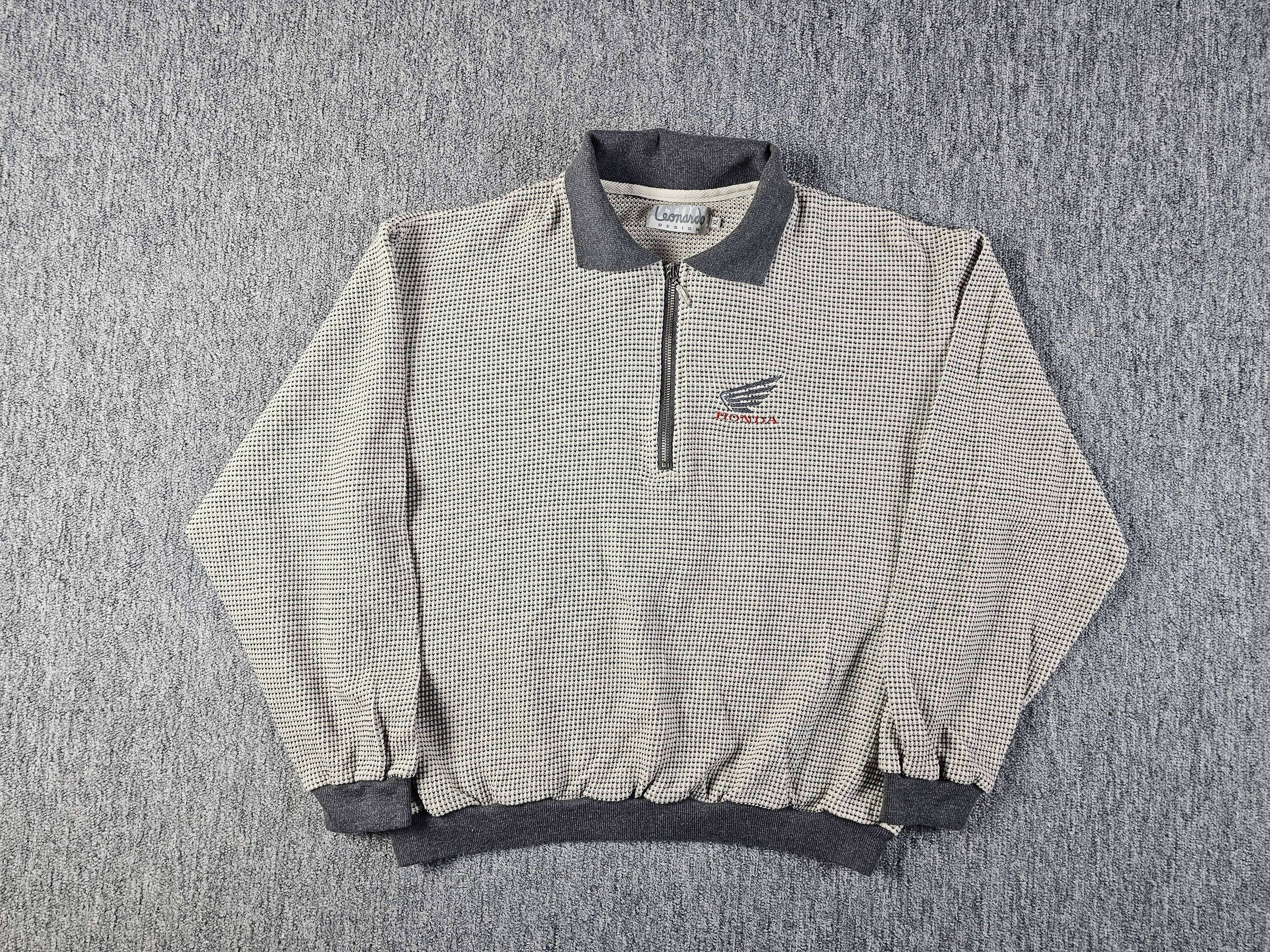 Honda Vintage Honda Racing Knit Sweater Men XL 80s Leonardo Size US XL / EU 56 / 4 - 5 Thumbnail