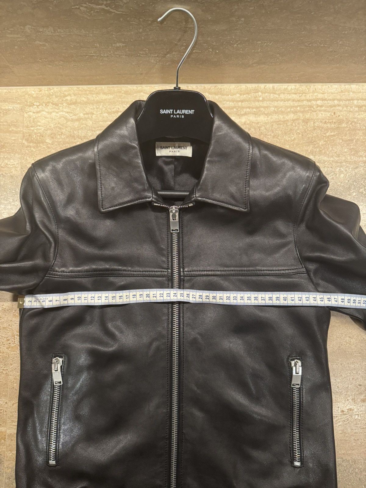 Saint Laurent Paris Saint Laurent Paris FW13 Cafe Racer leather jacket Size US S / EU 44-46 / 1 - 15 Thumbnail